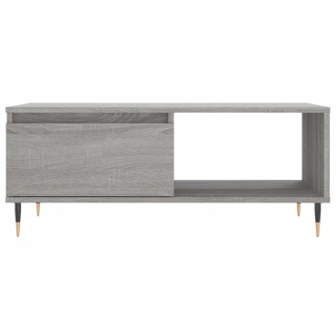 vidaXL Τραπεζάκι Σαλονιού Γκρι Sonoma 90x50x36,5cm Επεξεργασμένο Ξύλο 1 τεμ.