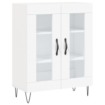 vidaXL Ντουλάπι Λευκό 69,5x34x180cm από Επεξεργασμένο Ξύλο 1 τεμ.