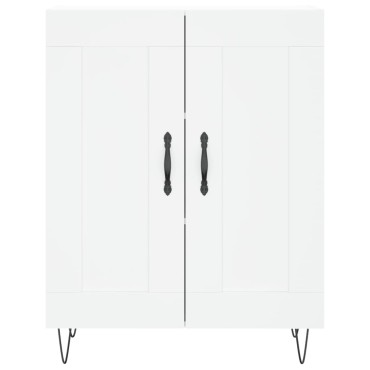 vidaXL Ντουλάπι Λευκό 69,5x34x180cm από Επεξεργασμένο Ξύλο 1 τεμ.