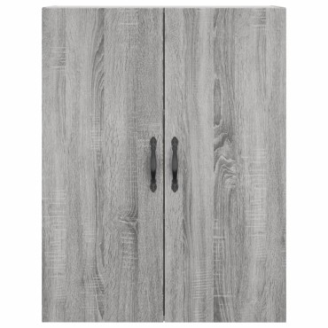 vidaXL Ντουλάπι Γκρι Sonoma 69,5x34x180cm Επεξεργασμένο Ξύλο 1 τεμ.