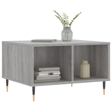 vidaXL Τραπεζάκι Σαλονιού Γκρι Sonoma 60x50x36,5cm Επεξεργασμένο Ξύλο 1 τεμ.