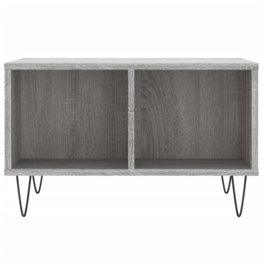 vidaXL Τραπεζάκι Σαλονιού Γκρι Sonoma 60x50x36,5cm Επεξεργασμένο Ξύλο 1 τεμ.