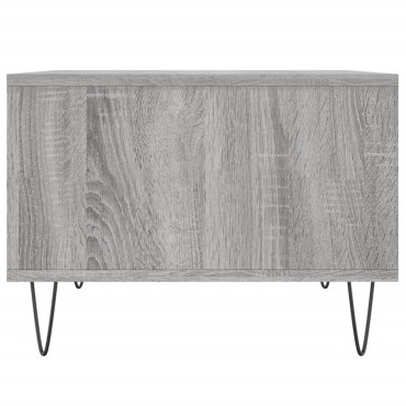 vidaXL Τραπεζάκι Σαλονιού Γκρι Sonoma 60x50x36,5cm Επεξεργασμένο Ξύλο 1 τεμ.