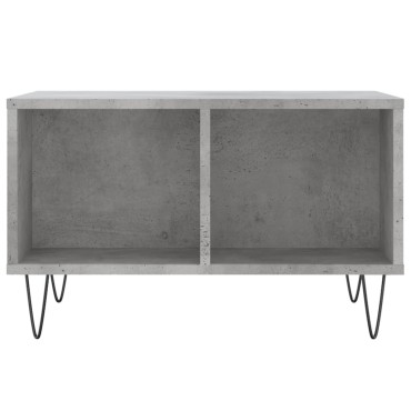 vidaXL Τραπεζάκι Σαλονιού Γκρι Σκυρ. 60x50x36,5cm Επεξεργ. Ξύλο 1 τεμ.