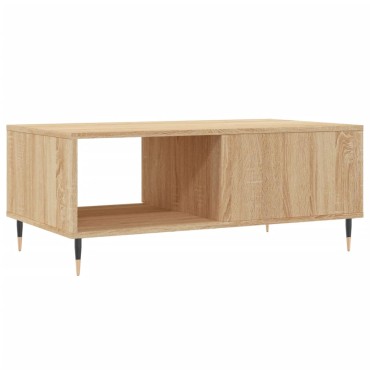vidaXL Τραπεζάκι Σαλονιού Sonoma Δρυς 90x50x36,5cm Επεξεργασμ. Ξύλο 1 τεμ.