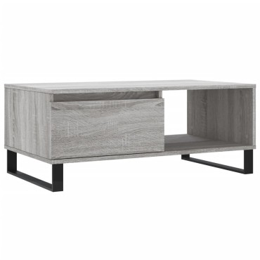 vidaXL Τραπεζάκι Σαλονιού Γκρι Sonoma 90x50x36,5cm Επεξεργασμένο Ξύλο 1 τεμ.