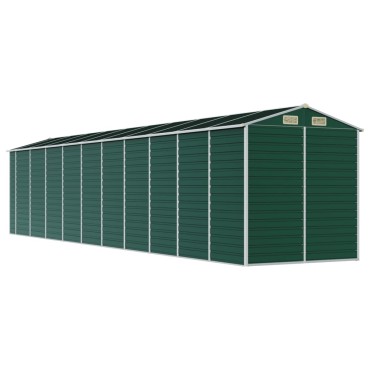 vidaXL Αποθήκη Κήπου Πράσινη 191x895x198 εκ. Γαλβανισμένο Ατσάλι