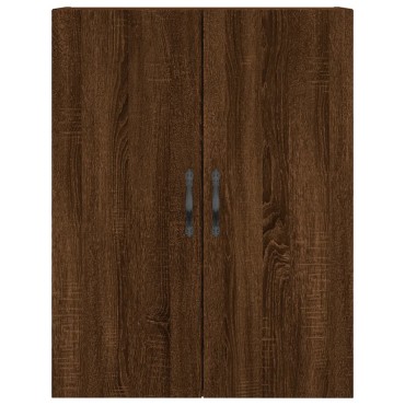 vidaXL Ντουλάπι Καφέ Δρυς 69,5x34x180cm από Επεξεργασμένο Ξύλο 1 τεμ.