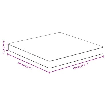 vidaXL Επιφάνεια Τραπεζιού 40x40x4 από Μπαμπού 1 τεμ.