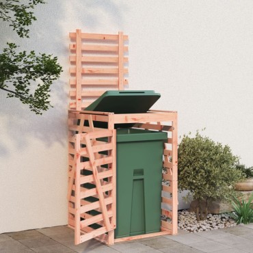 vidaXL Αποθήκευση Τροχήλατου Κάδου 84x90x128,5 εκ. Ξύλο Ψευδοτσούγκας