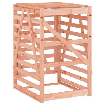 vidaXL Αποθήκευση Τροχήλατου Κάδου 84x90x128,5 εκ. Ξύλο Ψευδοτσούγκας