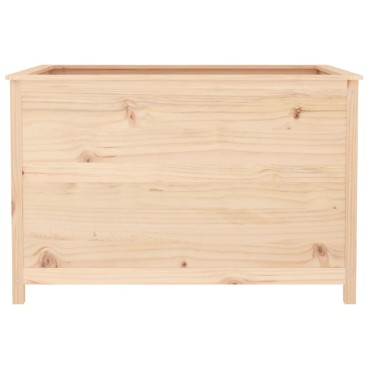 vidaXL Ζαρντινιέρα Υπερυψωμένη 119,5x82,5x78 εκ. από Μασίφ Ξύλο Πεύκου