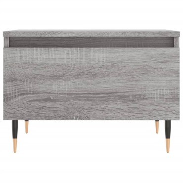 vidaXL Τραπεζάκια Σαλονιού 2 τεμ. Γκρι Sonoma 50x46x35cm Επεξ. Ξύλο