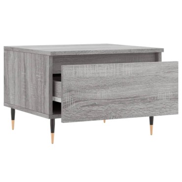 vidaXL Τραπεζάκια Σαλονιού 2 τεμ. Γκρι Sonoma 50x46x35cm Επεξ. Ξύλο