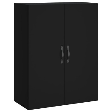 vidaXL Ντουλάπι Μαύρο 69,5x34x180cm από Επεξεργασμένο Ξύλο 1 τεμ.