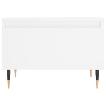 vidaXL Τραπεζάκια Σαλονιού 2 τεμ. Λευκά 50x46x35cm Επεξεργ. Ξύλο