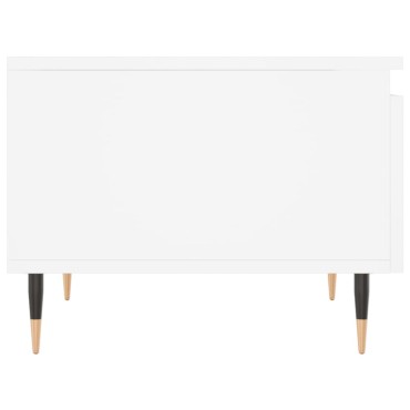 vidaXL Τραπεζάκια Σαλονιού 2 τεμ. Λευκά 50x46x35cm Επεξεργ. Ξύλο