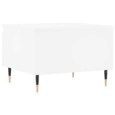 vidaXL Τραπεζάκια Σαλονιού 2 τεμ. Λευκά 50x46x35cm Επεξεργ. Ξύλο