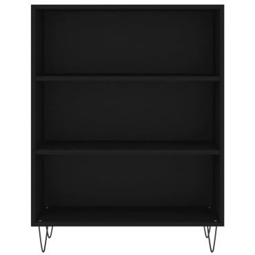 vidaXL Ντουλάπι Μαύρο 69,5x34x180cm από Επεξεργασμένο Ξύλο 1 τεμ.
