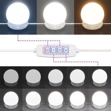 vidaXL Μπουντουάρ με LED Φώτα Γκρι Σκυροδέματος 96x40x142cm 1 τεμ.