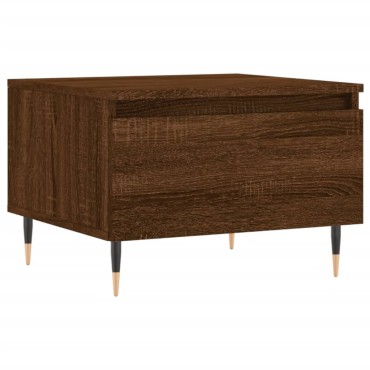 vidaXL Τραπεζάκια Σαλονιού 2 τεμ. Καφέ Δρυς 50x46x35cm Επεξ. Ξύλο