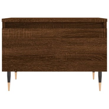 vidaXL Τραπεζάκια Σαλονιού 2 τεμ. Καφέ Δρυς 50x46x35cm Επεξ. Ξύλο