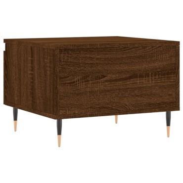vidaXL Τραπεζάκια Σαλονιού 2 τεμ. Καφέ Δρυς 50x46x35cm Επεξ. Ξύλο