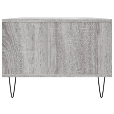 vidaXL Τραπεζάκι Σαλονιού Γκρι Sonoma 90x50x36,5cm Επεξεργασμένο Ξύλο 1 τεμ.