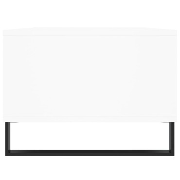 vidaXL Τραπεζάκι Σαλονιού Λευκό 90x50x36,5cm Επεξεργασμένο Ξύλο 1 τεμ.
