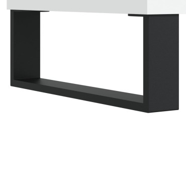 vidaXL Τραπεζάκι Σαλονιού Λευκό 90x50x36,5cm Επεξεργασμένο Ξύλο 1 τεμ.