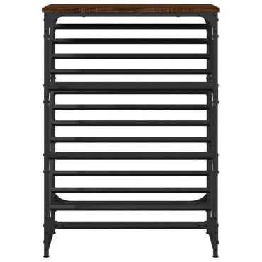 vidaXL Παπουτσοθήκη Καφέ Δρυς 60x30x85cm Επεξεργασμένο Ξύλο