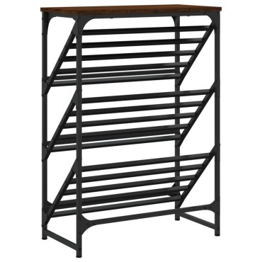 vidaXL Παπουτσοθήκη Καφέ Δρυς 60x30x85cm Επεξεργασμένο Ξύλο