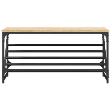 vidaXL Παπουτσοθήκη Sonoma Δρυς 90x30x45cm Επεξεργασμένο Ξύλο