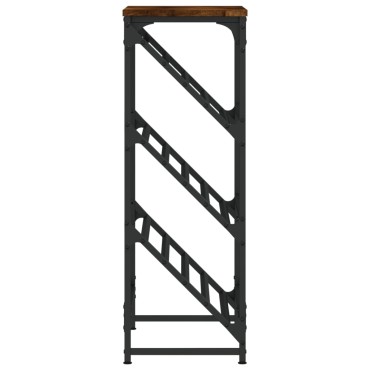 vidaXL Παπουτσοθήκη Καπνιστή Δρυς 60x30x85cm Επεξεργασμένο Ξύλο