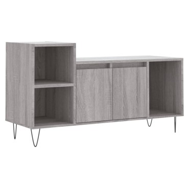 vidaXL Έπιπλο Τηλεόρασης Γκρι Sonoma 100x35x55cm από Επεξεργ. Ξύλο