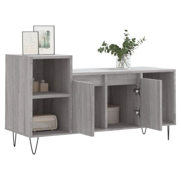vidaXL Έπιπλο Τηλεόρασης Γκρι Sonoma 100x35x55cm από Επεξεργ. Ξύλο