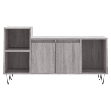 vidaXL Έπιπλο Τηλεόρασης Γκρι Sonoma 100x35x55cm από Επεξεργ. Ξύλο
