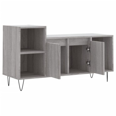 vidaXL Έπιπλο Τηλεόρασης Γκρι Sonoma 100x35x55cm από Επεξεργ. Ξύλο