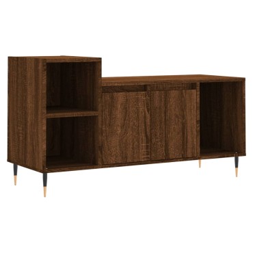 vidaXL Έπιπλο Τηλεόρασης Καφέ Δρυς 100x35x55cm Επεξεργασμένο Ξύλο