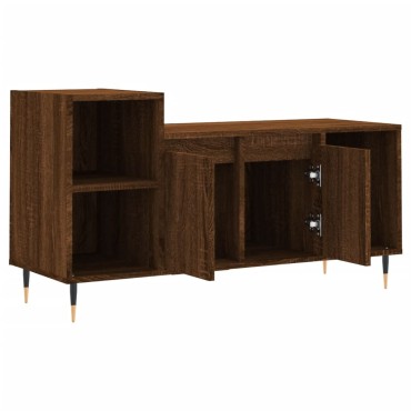 vidaXL Έπιπλο Τηλεόρασης Καφέ Δρυς 100x35x55cm Επεξεργασμένο Ξύλο