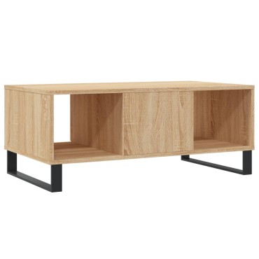 vidaXL Τραπεζάκι Σαλονιού Sonoma Δρυς 90x50x36,5cm Επεξεργασμ. Ξύλο 1 τεμ.