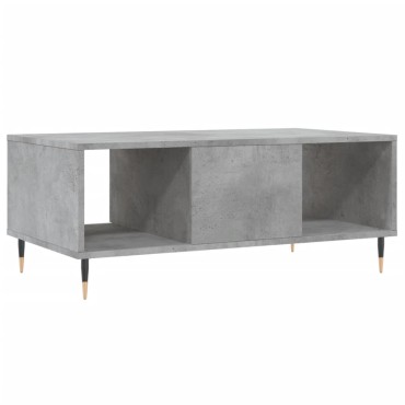 vidaXL Τραπεζάκι Σαλονιού Γκρι Σκυροδ. 90x50x36,5cm Επεξεργ. Ξύλο 1 τεμ.