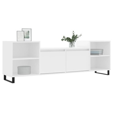 vidaXL Έπιπλο Τηλεόρασης Λευκό 160x35x55cm Επεξεργασμένο Ξύλο