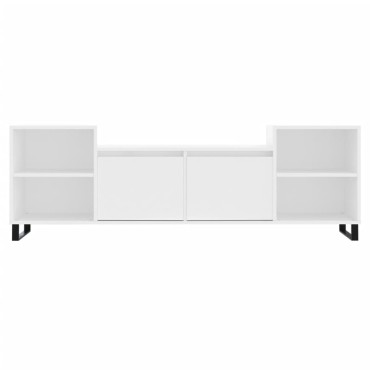 vidaXL Έπιπλο Τηλεόρασης Λευκό 160x35x55cm Επεξεργασμένο Ξύλο