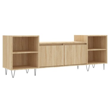 vidaXL Έπιπλο Τηλεόρασης Sonoma Δρυς 160x35x55cm Επεξ. Ξύλο