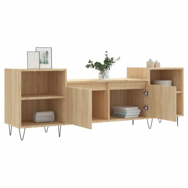 vidaXL Έπιπλο Τηλεόρασης Sonoma Δρυς 160x35x55cm Επεξ. Ξύλο