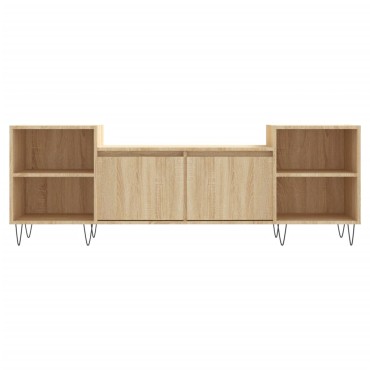 vidaXL Έπιπλο Τηλεόρασης Sonoma Δρυς 160x35x55cm Επεξ. Ξύλο