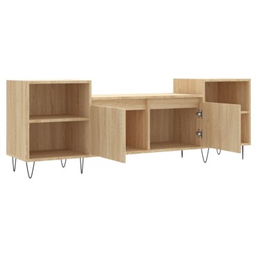 vidaXL Έπιπλο Τηλεόρασης Sonoma Δρυς 160x35x55cm Επεξ. Ξύλο