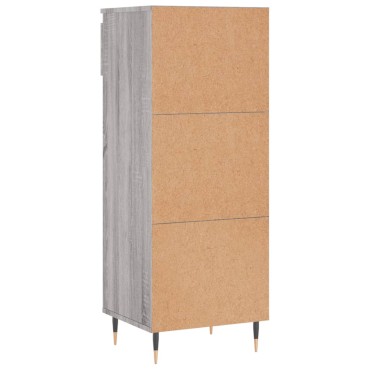 vidaXL Παπουτσοθήκη Γκρι Sonoma 40x36x105cm από Επεξεργασμένο Ξύλο