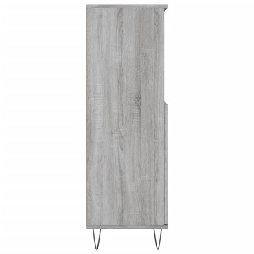 vidaXL Ντουλάπι Γκρι Sonoma 60x36x110cm από Επεξεργασμένο Ξύλο 1 τεμ.